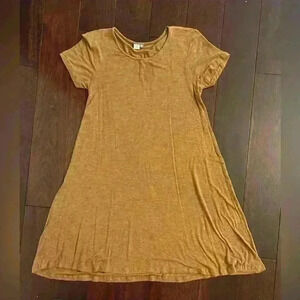 By Tavi Boutique Women’s Global Fair Trade Shirt Dress Burnt Orange Size Medium